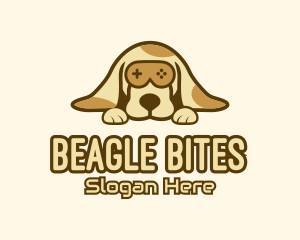 Brown Dog Game Controller logo design