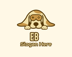 Game Streaming - Brown Dog Game Controller logo design