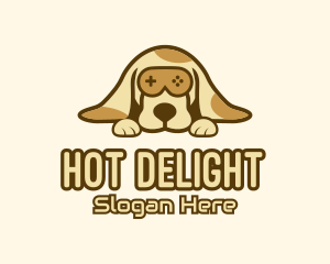 Brown Dog Game Controller logo design