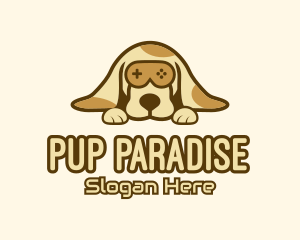 Brown Dog Game Controller logo design