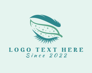 Threading - Natural Leaf Eyelash logo design