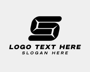 Online - Modern Business Letter S logo design