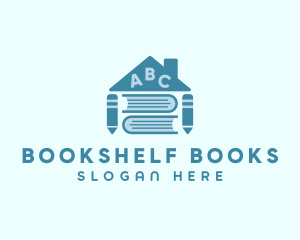 Books - Book Pencil Daycare logo design