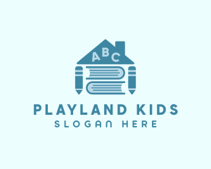 Book Pencil Daycare logo design