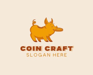 Pig Coin Savings logo design