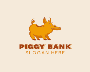 Pig - Pig Coin Savings logo design