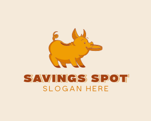 Pig Coin Savings logo design