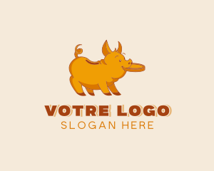 Pig - Pig Coin Savings logo design