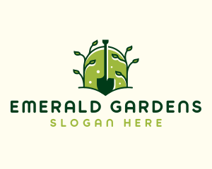 Plant Shovel Landscaping logo design