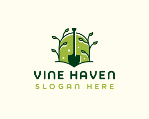 Plant Shovel Landscaping logo design