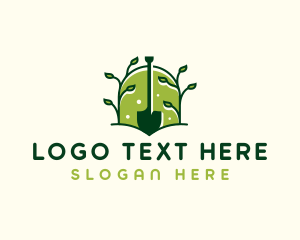 Vines - Plant Shovel Landscaping logo design