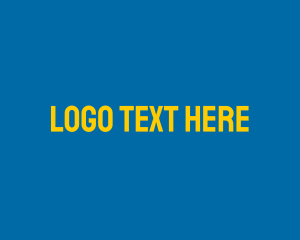 Blue And Yellow - Simple Swedish Color logo design