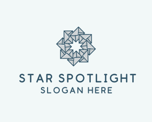 Mail Envelope Star logo design