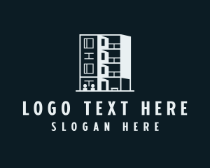 Builder - Apartment Housing Property logo design