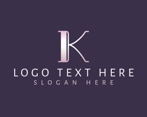 Pawnshop - Elegant Stylish Company Letter K logo design