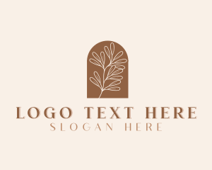 Massage - Spa Plant Boutique logo design