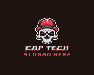 Cap - Skull Cap Gaming logo design