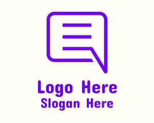 Chat Box Messaging Logo
