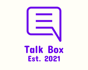 Conversation - Chat Box Messaging logo design