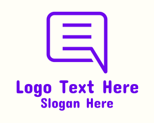 Chat Box Messaging Logo