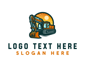 Digging - Excavation Construction Machine logo design