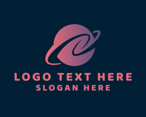 Globe - Digital Gadget Planet logo design