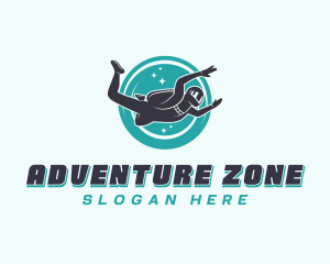 Adventure Skydiving Recreation  logo design