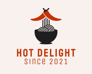 Hot Pepper Ramen  logo design