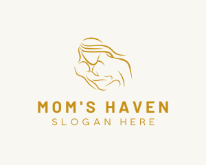 Mother Baby Maternity Parenting logo design