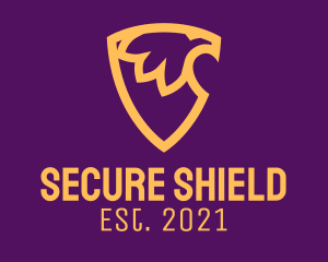 Safeguard - Golden Bird Shield logo design
