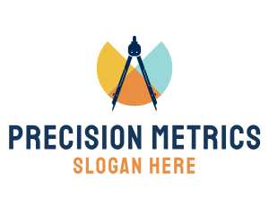 Measurement - Colorful Compass Tool logo design