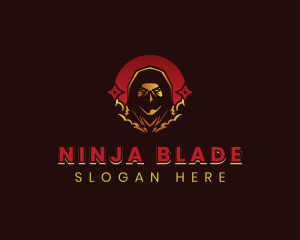 Shuriken - Ninja Assassin Gaming logo design