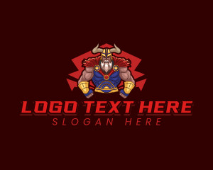 Greek God Warrior logo design