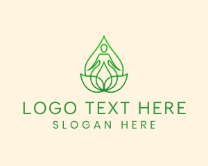 Plant - Zen Meditation Spa logo design