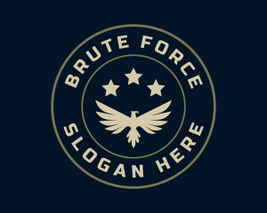 Military Air Force Eagle logo design