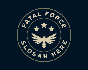 Military Air Force Eagle logo design