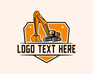 Machinery - Excavation Construction Machinery logo design