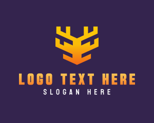 Digital - Digital Tech Antler logo design