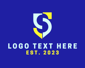 Secure - Gaming Shield Letter S logo design