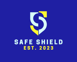 Gaming Shield Letter S logo design