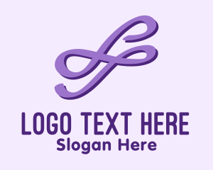 Simple - Double Infinity Symbol logo design