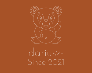 Daycare - Chubby Panda Line logo design