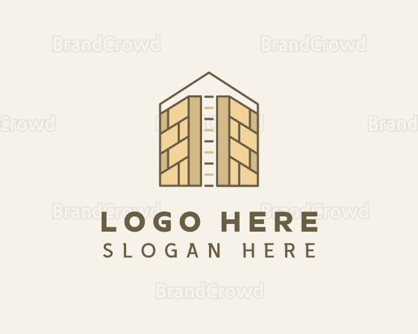 Home Construction Brick Logo