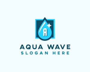 Droplet - Aqua Water Droplet logo design