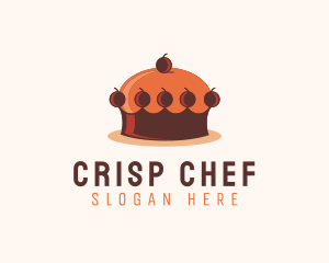 Crown Muffin Pastry logo design