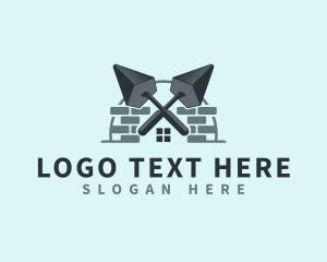 Mason - Brick House Builder logo design