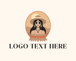Summer - Summer Boho Woman logo design