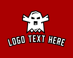 Arcade - Ghost Ghoul Halloween logo design
