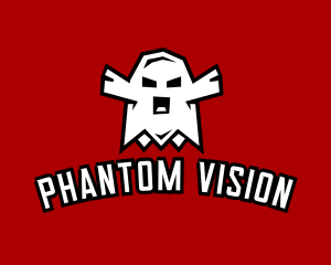 Phantom - Ghost Ghoul Halloween logo design