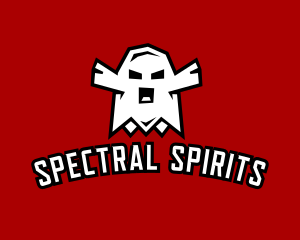 Ghoul - Ghost Ghoul Halloween logo design